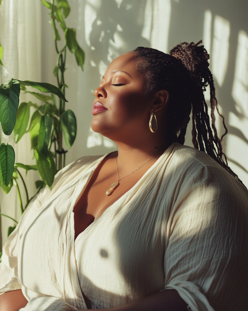 u8287596855 lifestyle photo of a plus size black woman in her f2de8598 0db6 45a9 9c1e f2b4c3ca6cb2 0