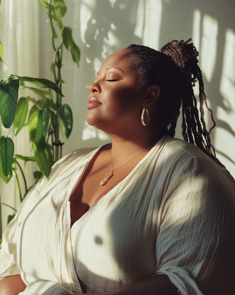 u8287596855 lifestyle photo of a plus size black woman in her f2de8598 0db6 45a9 9c1e f2b4c3ca6cb2 0